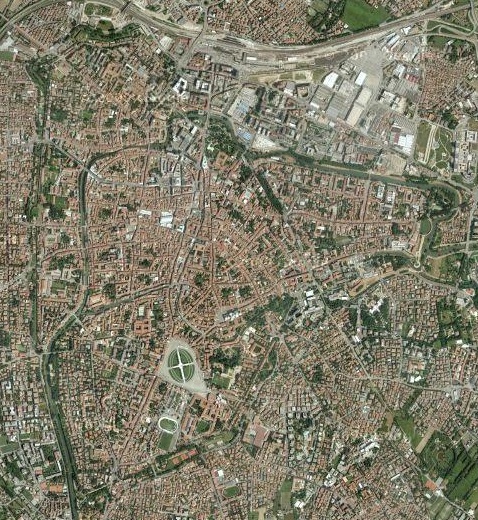 Padova dal satellite